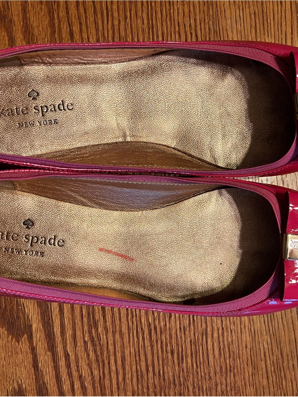 kate spade Patent Ballet Flats in Fuchsia